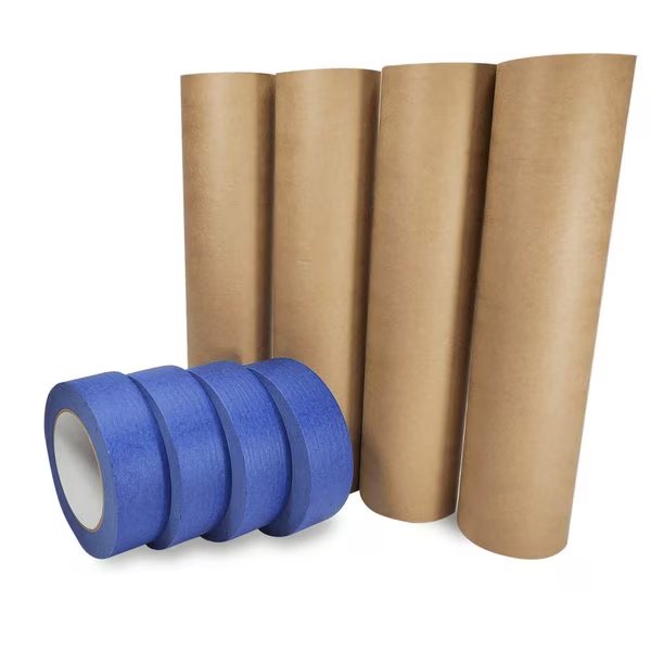 12in x 60 yd Masking Paper and 1 1/2in x 60 yd Painters Masking Tape, for Covering, 4PK, Idl Packaging, Mfr#: 4x GPH-12, 4463-112